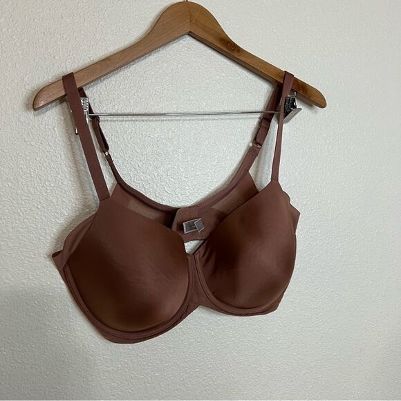 Wacoal 853281 brown side smoothing t-shirt bra 38DDD - Picture 2 of 7